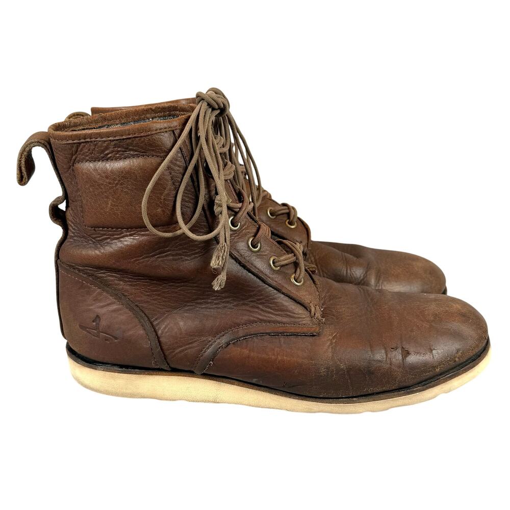 J Shoes Brown Leather Rider Boots Mens Size 10.5 30101-0806